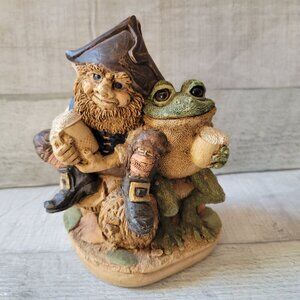 1988 U.D.C. Country Artists Pirate Gnome & Frog Figurine By A. Miller